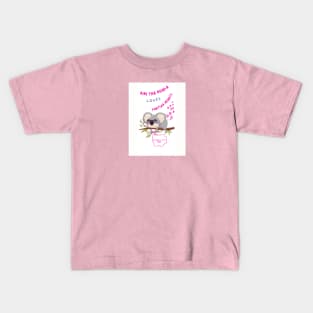 Kiki The Naughty Farting Hearts Cute Koala (c) Kids T-Shirt